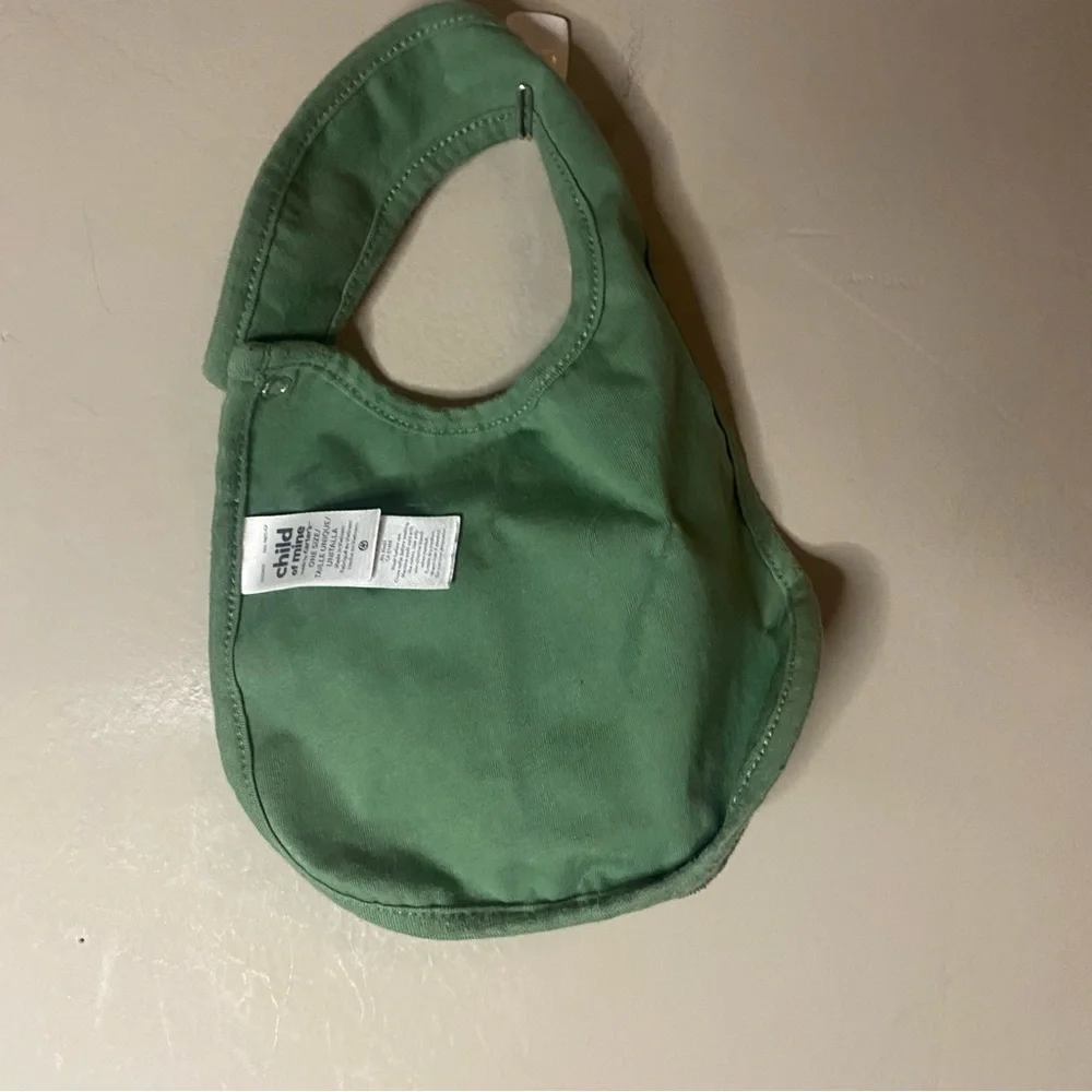 CHILD of mine carters one size baby bib little guy big appetite dinosaur